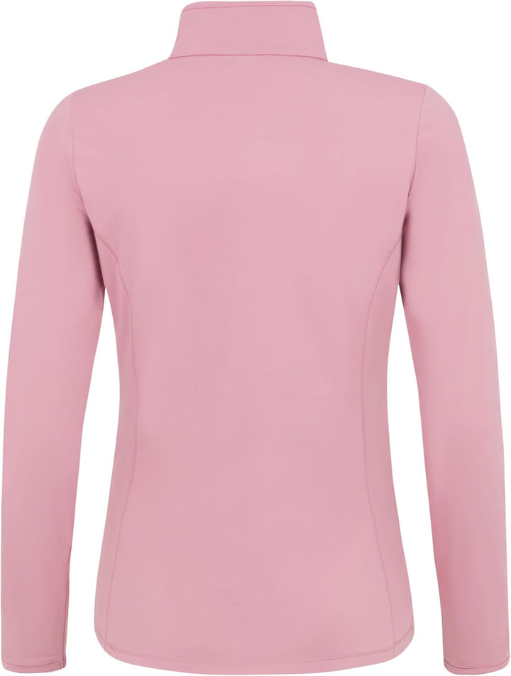Protest Damen Fabriz 1/4 Zip Top Sweatshirt 3XL Cameo Pink, 3XL Cameo Pink