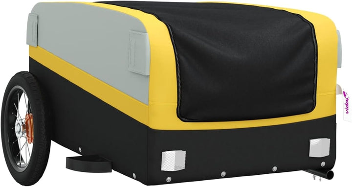 Fahrradanhänger 30kg Eisen Rot/Schwarz,Robust &amp; Vielseitig | Robustes Eisengestell, hohe Tragkraft,