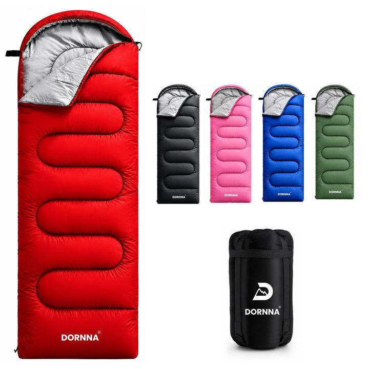Schlafsack für Erwachsene und Kinder, Sommer und Winter, ultraleichter 4-Jahreszeiten-Schlafsack, Ca