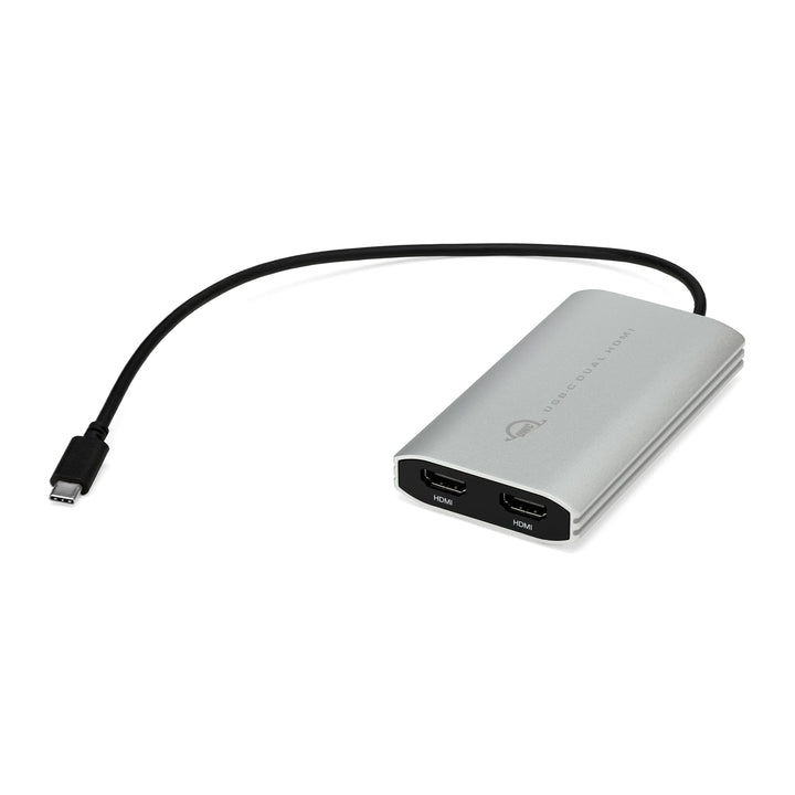 OWC USB-C Dual HDMI 4K Display Adapter mit DisplayLink - für Apple Silicon M1 & M2 Macs oder andere