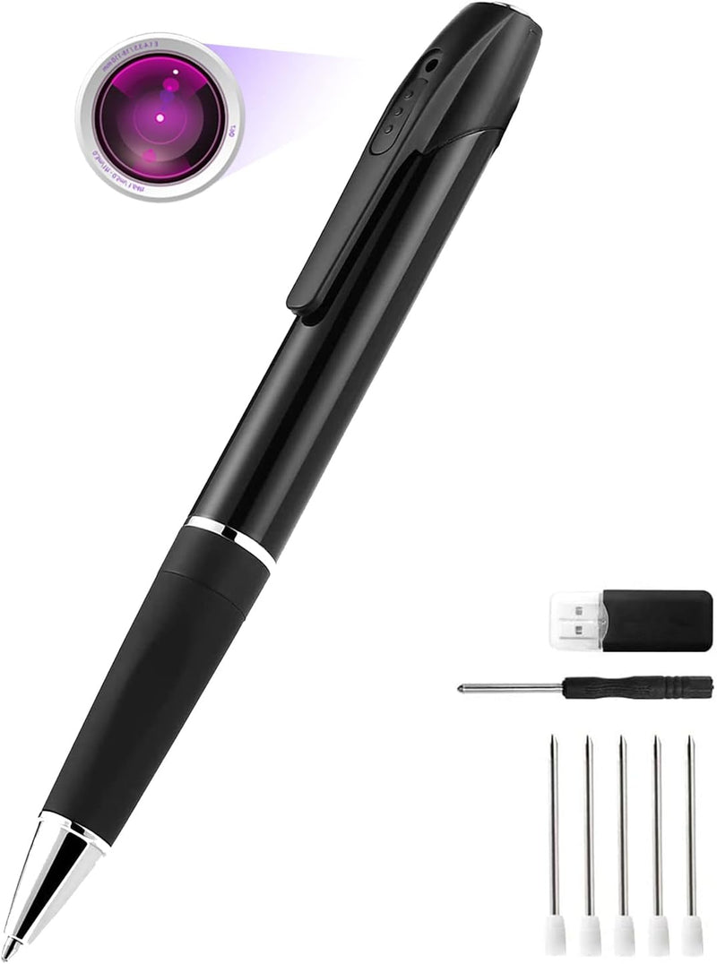 KAMREA Mini Stift Kamera, HD 1080P Tragbare Überwachungskamera, Videokamera mit Audio für Unterricht