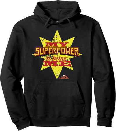 Captain Marvel My Superpower Is Being Me Pullover Hoodie