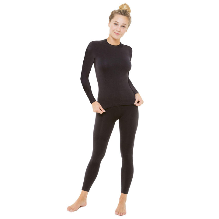 Sveltek Damen Minceur Langarmshirt und Shorty Schlankheitseffekt FR : Einheitsgrösse (Taille Fabrica
