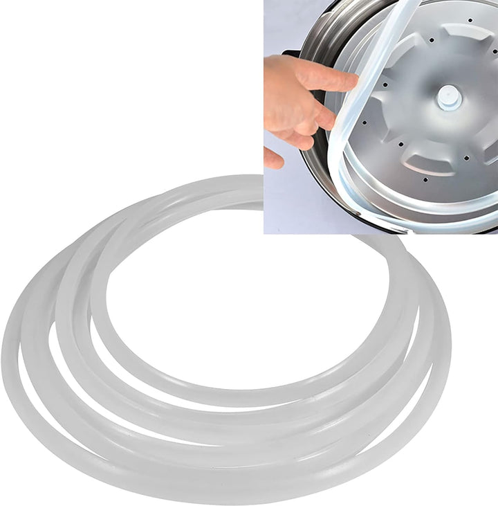 lyrlody Silikon Dichtungsring für Schnellkochtopf 22-32 cm Hohe Temperaturbeständigkeit Ersatzzubehö