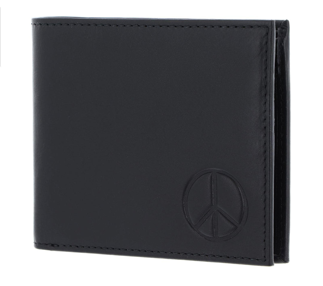 oxmox Leather Geldbörse RFID Schutz Leder 12 cm