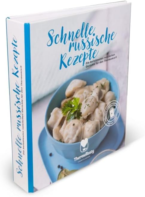 ThermoTasty Russisches Bündelset: 5 Kochbücher mit 100 original russischen Rezepten, russische Geric