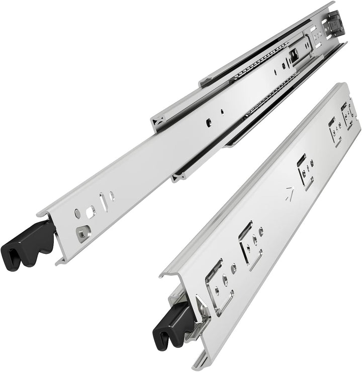 VADANIA Schubladenschienen mit Schloss 450mm, 68kg Tragfähigkeit Schwerlast Vollauszug-Kugellager Se