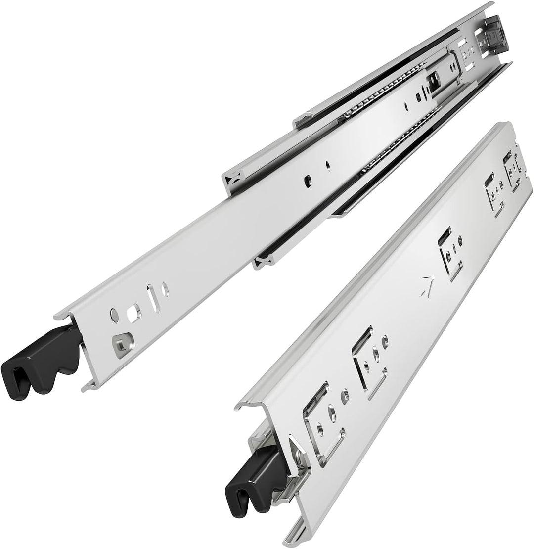 VADANIA Schubladenschienen mit Schloss 550mm, 62kg Tragfähigkeit Schwerlast Vollauszug-Kugellager Se