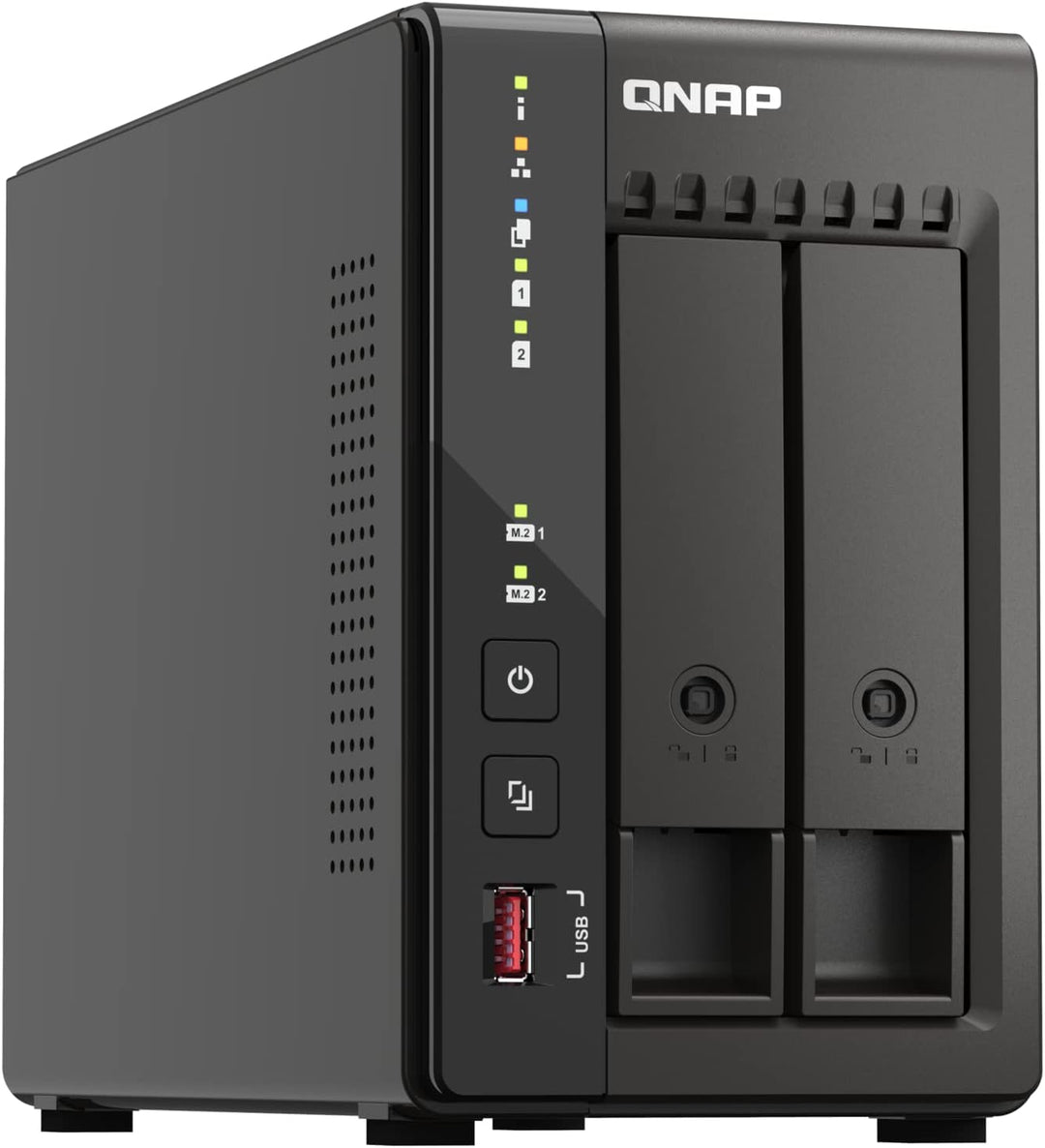 QNAP TS-253E-8G NAS System 2-Bay Enclosure Gehäuse, Enclosure Gehäuse