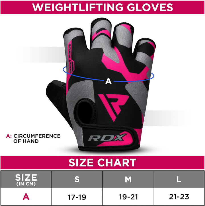 RDX Fitness Handschuhe Trainingshandschuhe Handgelenkstütze Sporthandschuhe Gewichtheben Workout Bod