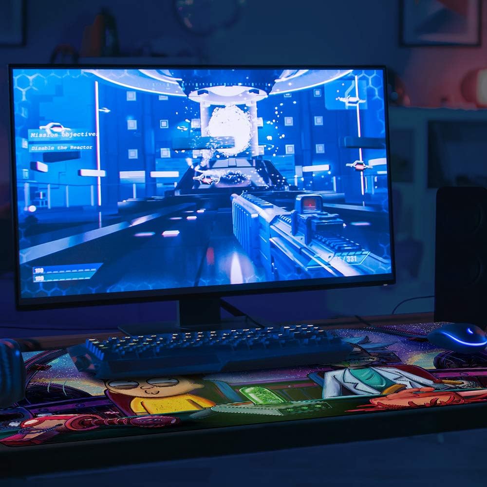 Bimormat Grosses Gaming Mauspad,900x400mm XXL Schreibtischunterlage, Mousepad Gemacht aus Hochwertig