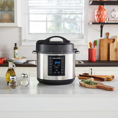 Crockpot Express Kocher | programmierbarer 12-in-1-Multikocher mit Schongarer sowie Dämpf- und Sauté