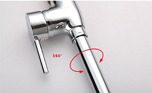 ZXC Moderne Hochdruck Schwanenhals Küchen Armatur Einhebel Mischbatterie Wasserhahn schwenkbar in Ch
