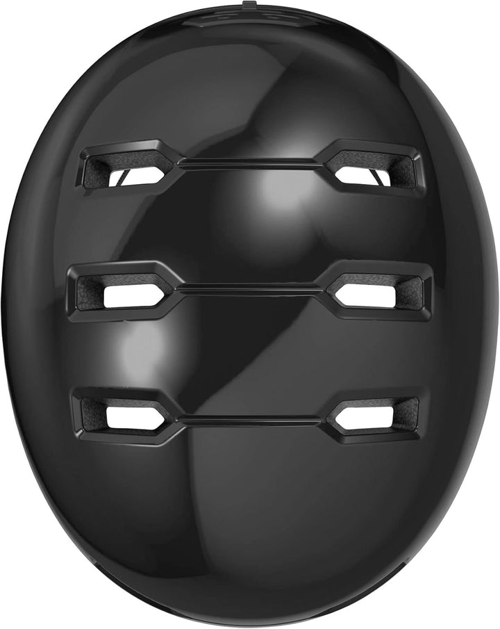 ABUS Kinderhelm Skurb Kid - robuster Fahrradhelm im Skater-Look mit Platz für einen Zopf und vielfäl
