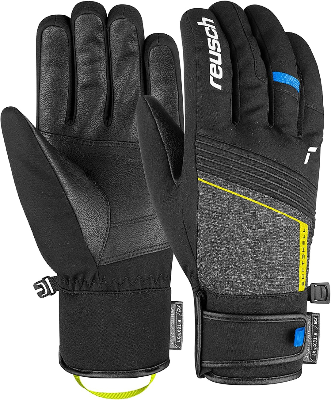 Reusch Herren Luca R-tex Warmer, wasserdichter und atmungsaktiver Winterhandschuh 7.5 schwarz / grau