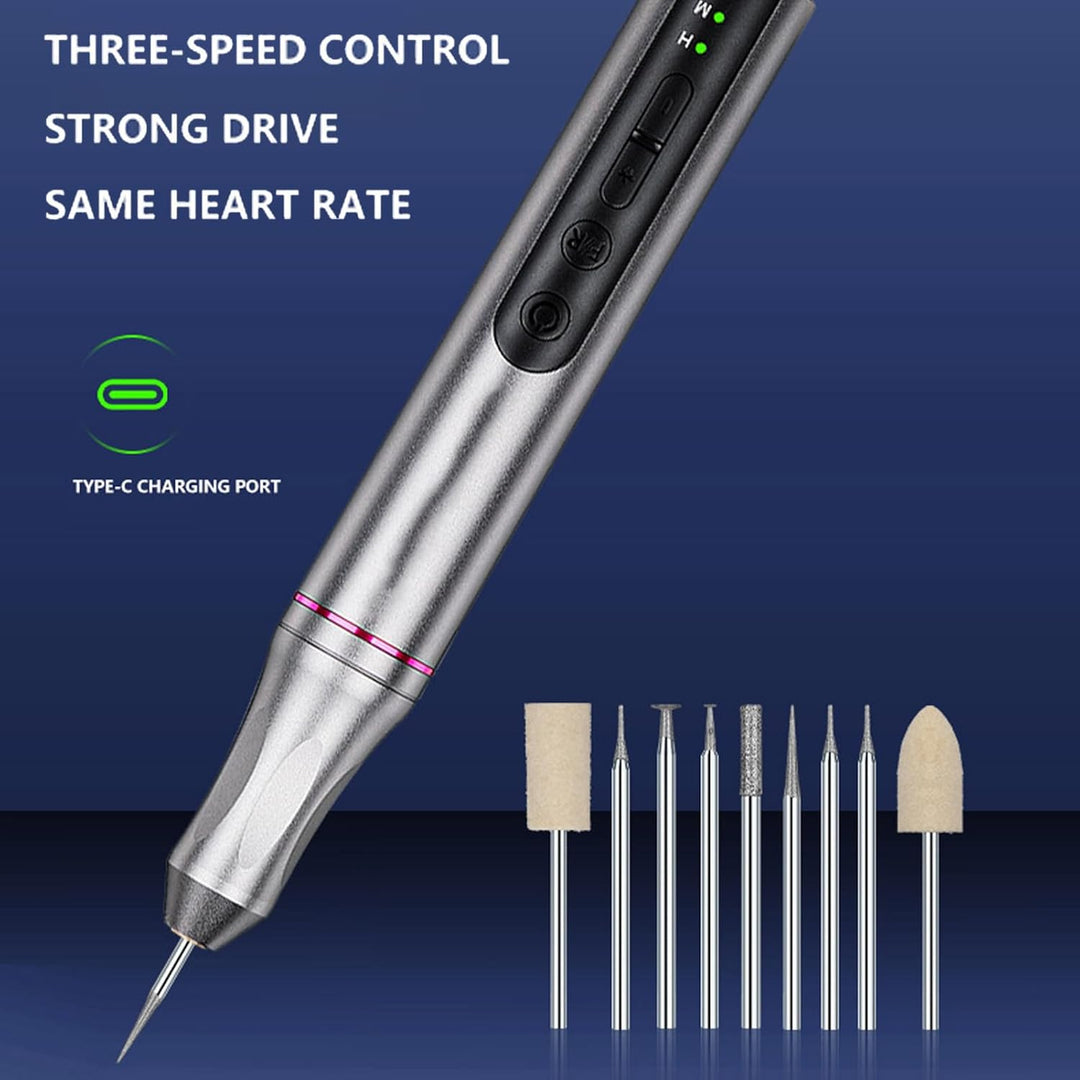 Akku Multifunktionswerkzeug Set, 3,7V 650mAh Akku-Rotationswerkzeug Set, 3 Gang Mini Rotationswerkze