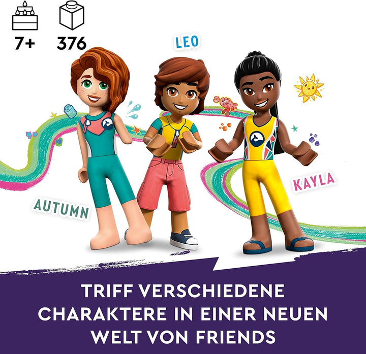 LEGO Friends Seerettungszentrum Tierarzt-Spielzeug für Kinder mit Otter-, Seepferdchen- und Schildkr