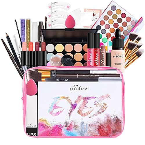 FantasyDay 5St Schmink Set Pflegeset Make-up Kit Kosmetik Set Weihnachten Makeup Schminkoffer Beauty