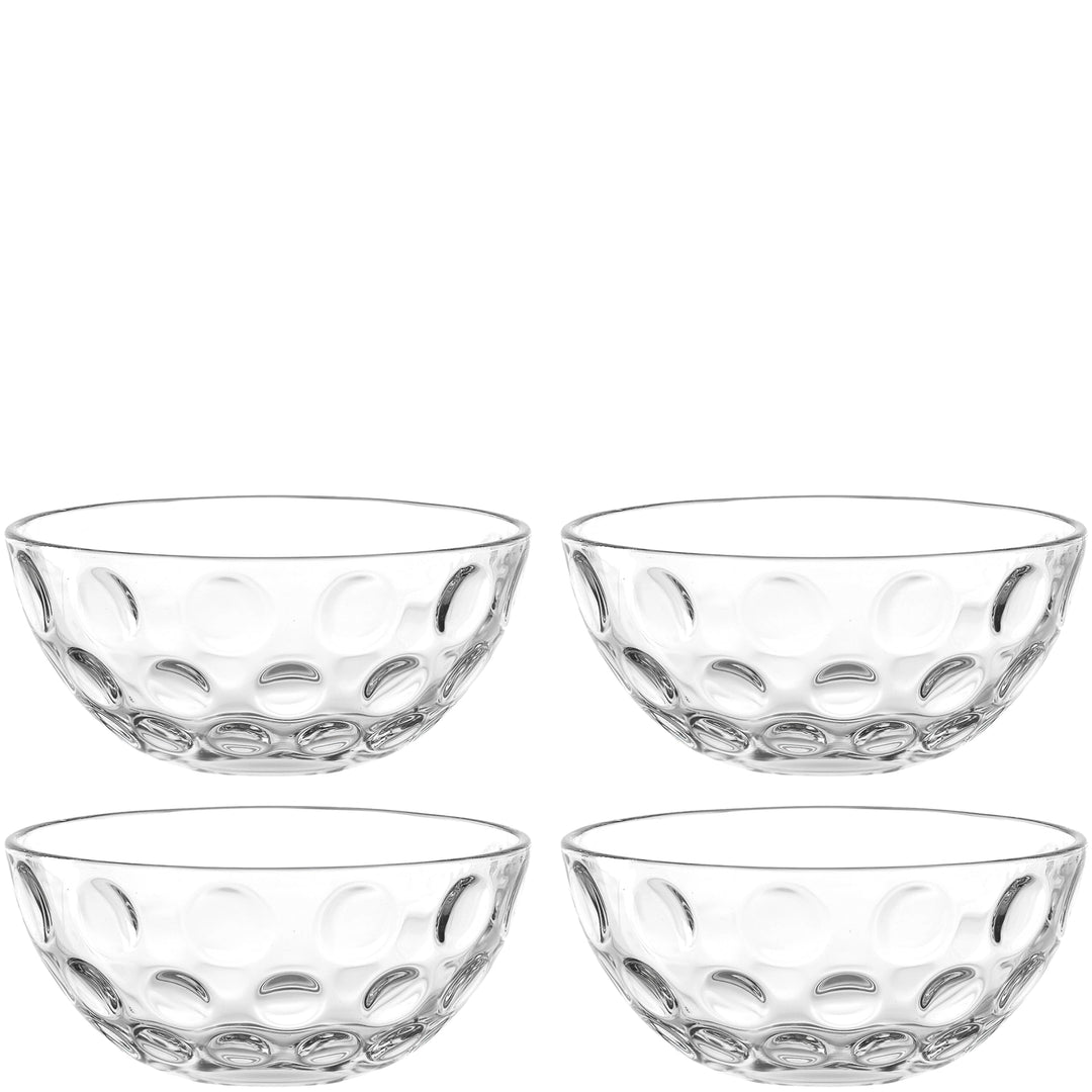 LEONARDO HOME CUCINA OPTIC Schalenset • 4 Stück • Für Dessert, Dips, Beilagen • Vielseitig im Alltag