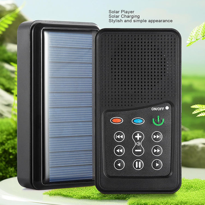 Audio Bible Player für Senioren, Solar Powered Scripture Hörbuch Player mit 4 GB Kapazität und Kopfh