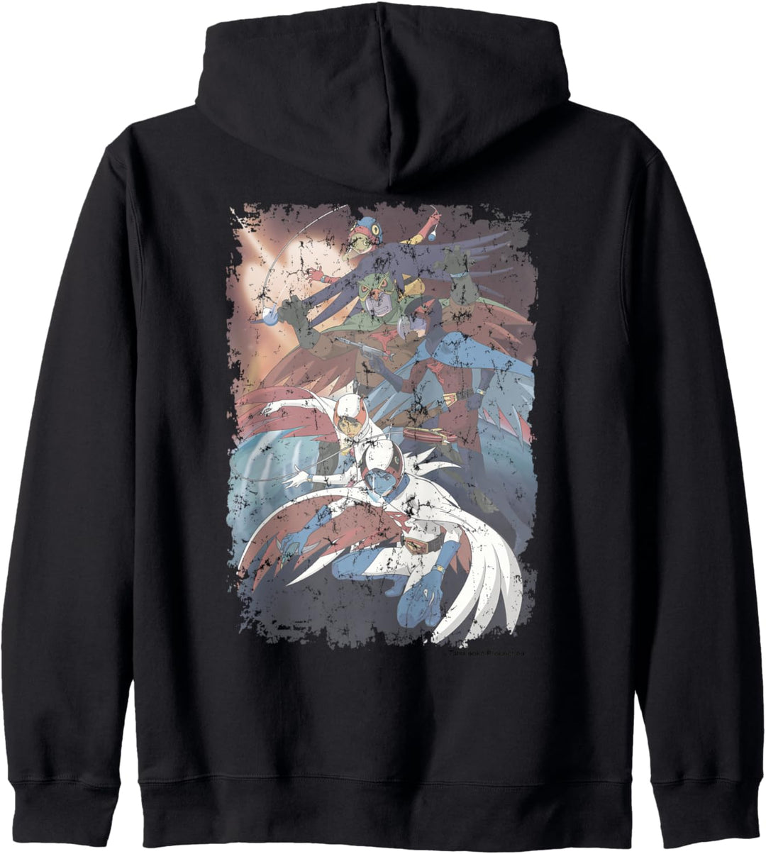 US-Manga Gatchaman Poster Planet Distressed 01 Kapuzenjacke