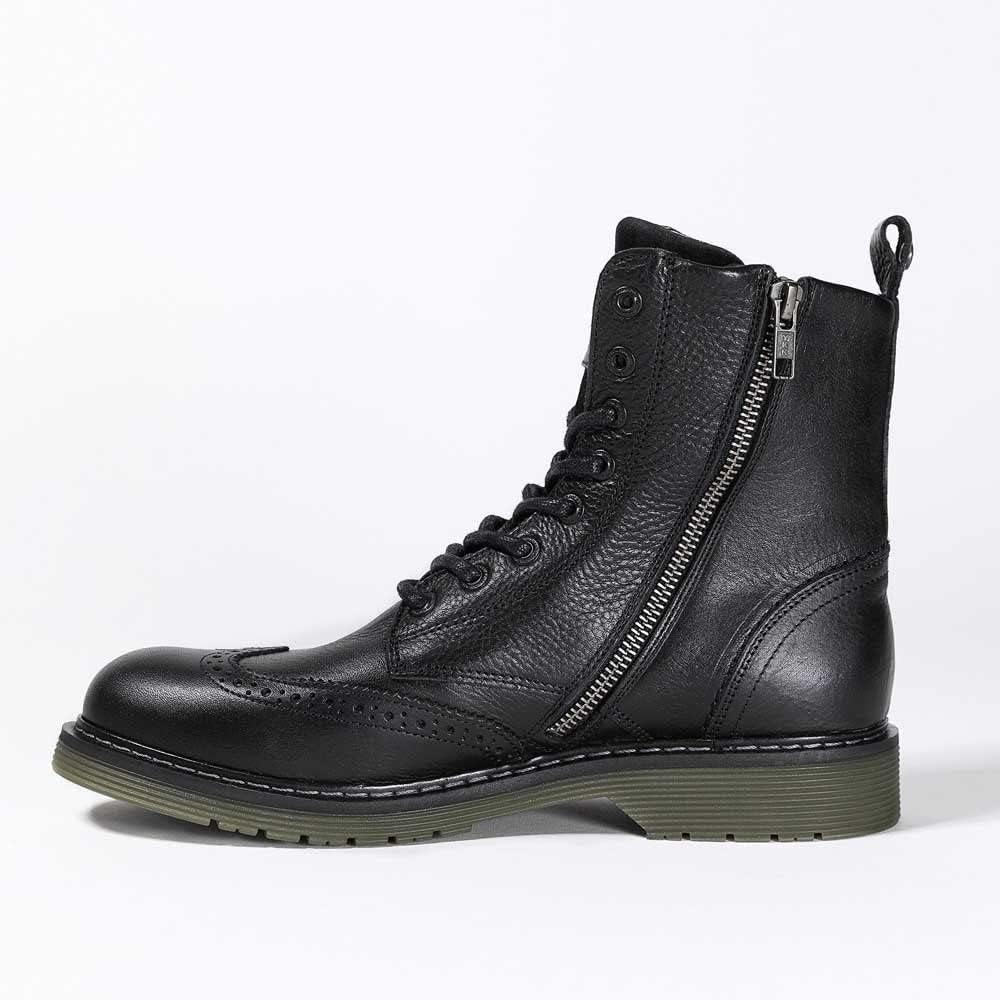John Doe Motorradschuh Sixty | XTM| Threepoint Protection | Lederstiefel aus Rindsleder | Rutschfest