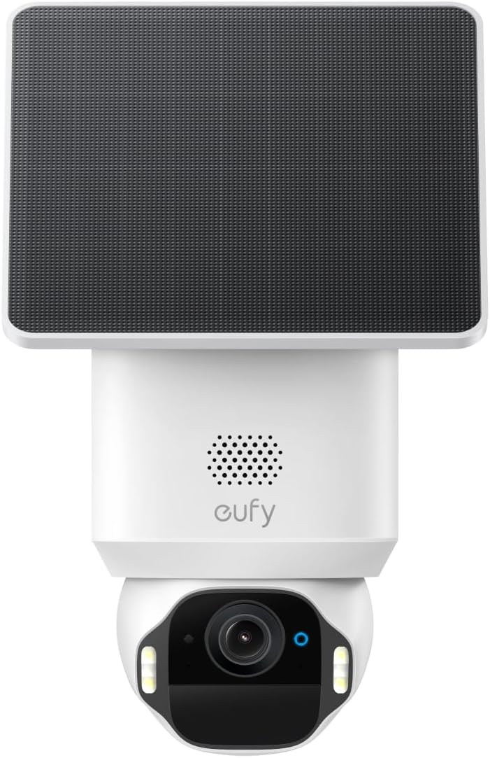 eufy SoloCam E42 6‑Kamera‑Set, 4K Überwachungskamera für aussen, HomeBase S380, Solar, KI-Bewegungst