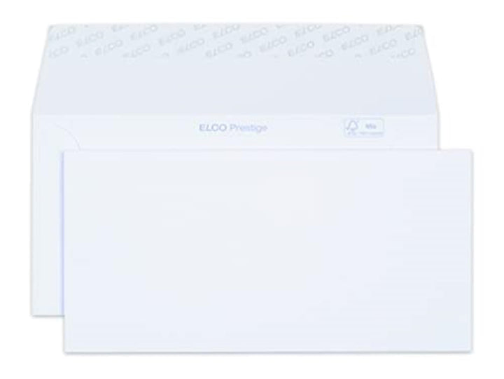 Elco 42786 Prestige Briefumschlag, Dinlang, 120 g, weiss