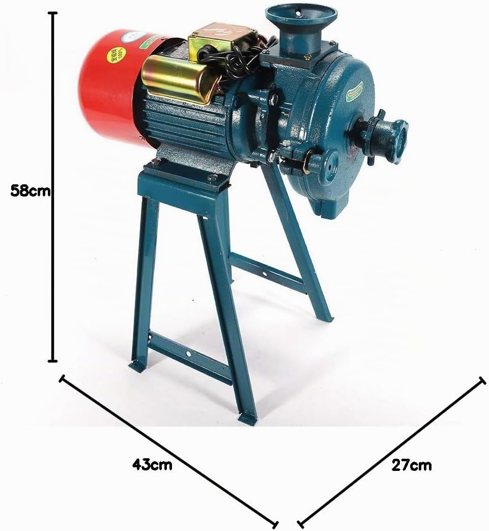 Elektrische Getreidemühle 2200W Schrotmühle Kornmühle Schleifmaschine, 1400RPM, Trocken Kornmühle mi