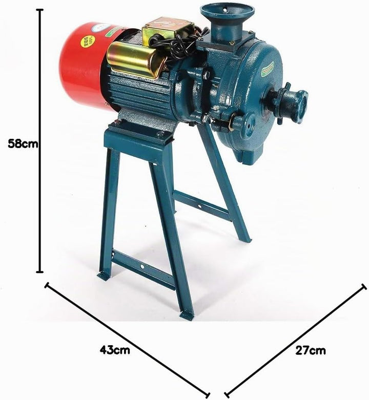 Elektrische Getreidemühle 2200W Schrotmühle Kornmühle Schleifmaschine, 1400RPM, Trocken Kornmühle mi