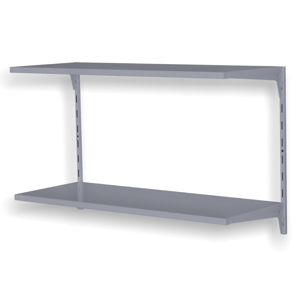 Element System Regal Set Office 2 Raster 50 weissalu Bücherregal Wandregal 11356-01005