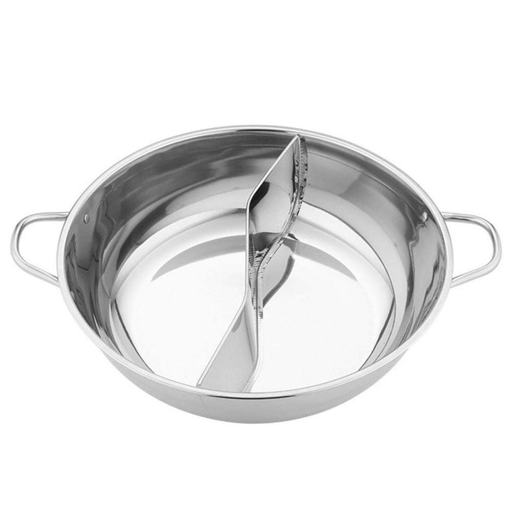 Edelstahl Hot Hotpot Mit Teiler - 2 Seiten ISuppentopf Kochtopf Chinesischer Feuertopf Edelstahltöpf