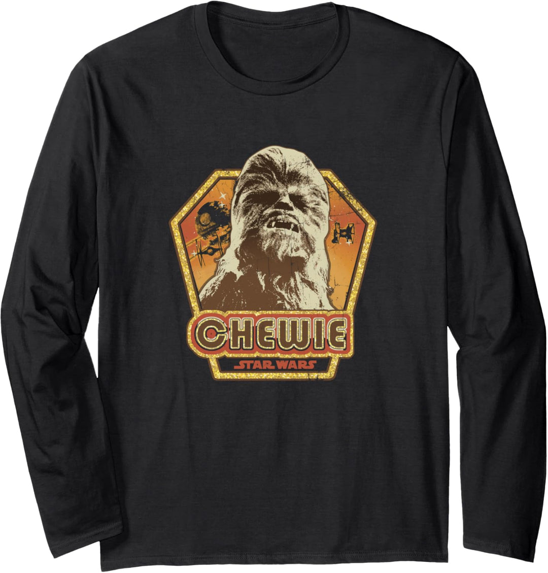Star Wars Chewbacca Retro Chewie Vintage Langarmshirt