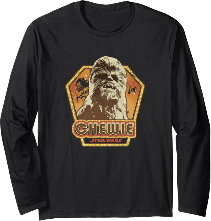 Star Wars Chewbacca Retro Chewie Vintage Langarmshirt