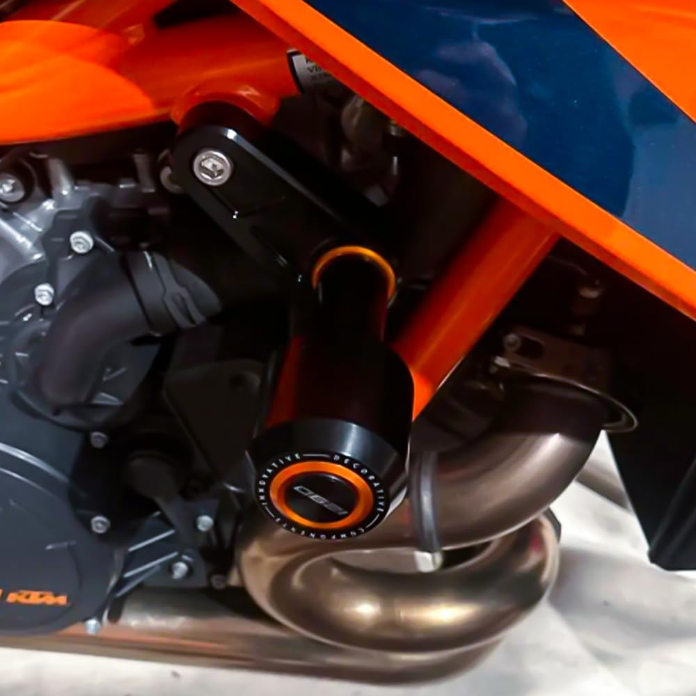 Modeer Motorrad Sturzpads Kompatibel mit K.T.M 1290 Super Duke R/RR 2020 2021 2022 2023 Rahmen Slide