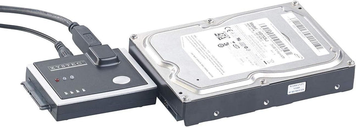 Xystec Dockingstation: USB-3.0-Festplatten-Adapter mit Klon-Funktion, für HDD & SSD mit SATA (Festpl