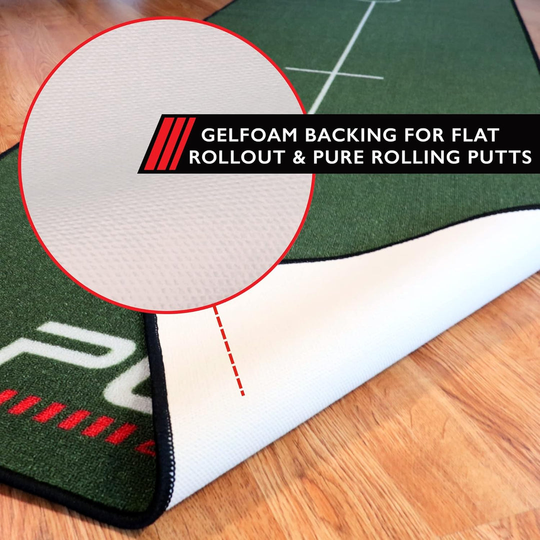 Pure2Improve Unisex-Adult Golf Puttingmatte 237x80cm Grün, 237x80cm Grün