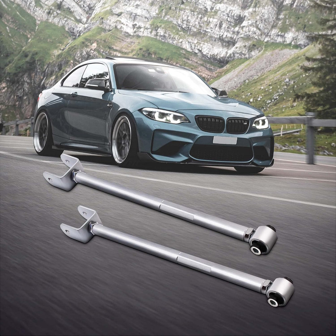 maXpeedingrods Einstellbar Querlenker Querstrebe für E36 E46 M3 Hinten control Arm silber.