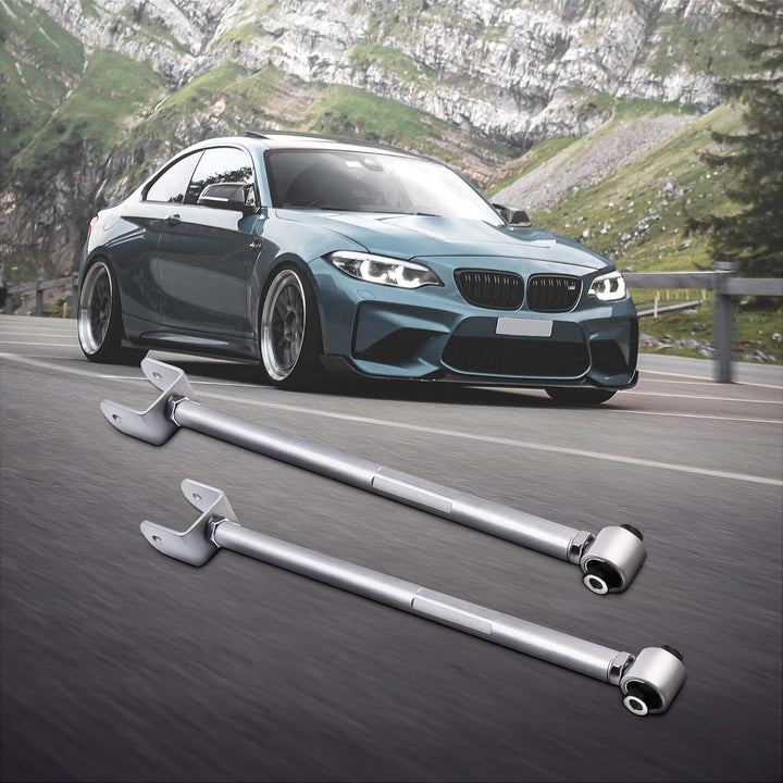 maXpeedingrods Einstellbar Querlenker Querstrebe für E36 E46 M3 Hinten control Arm silber.