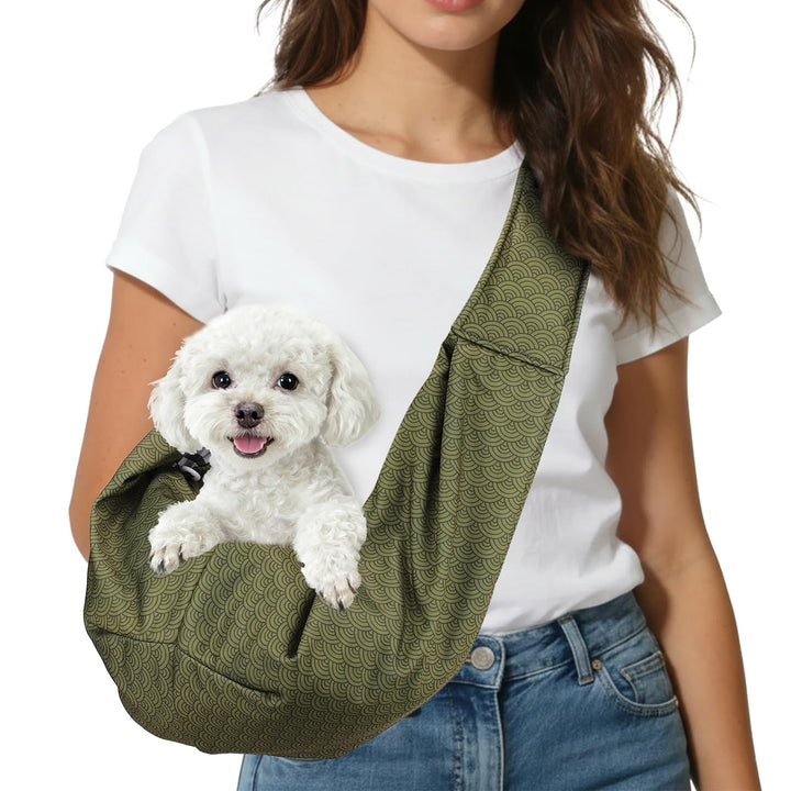 QUARKZMAN Hundetrage Für Kleine Hunde Und Katzen Bis Zu 16.5 Lbs Verstellbarer Verschluss Mit Tasche