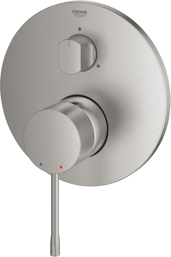 GROHE Essence - Einhandbatterie mit 3-Wege-Umstellung (verdeckte &amp; schnelle Befestigung, mit Wandros