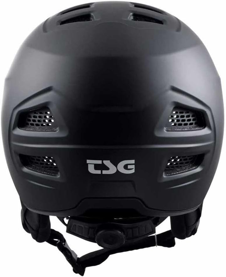 TSG Unisex Jugend All Terrain Solid Color Helm Sk8/Trott/Fahrrad/Wake/Ski/Schnee, Satin Black, XXS/X