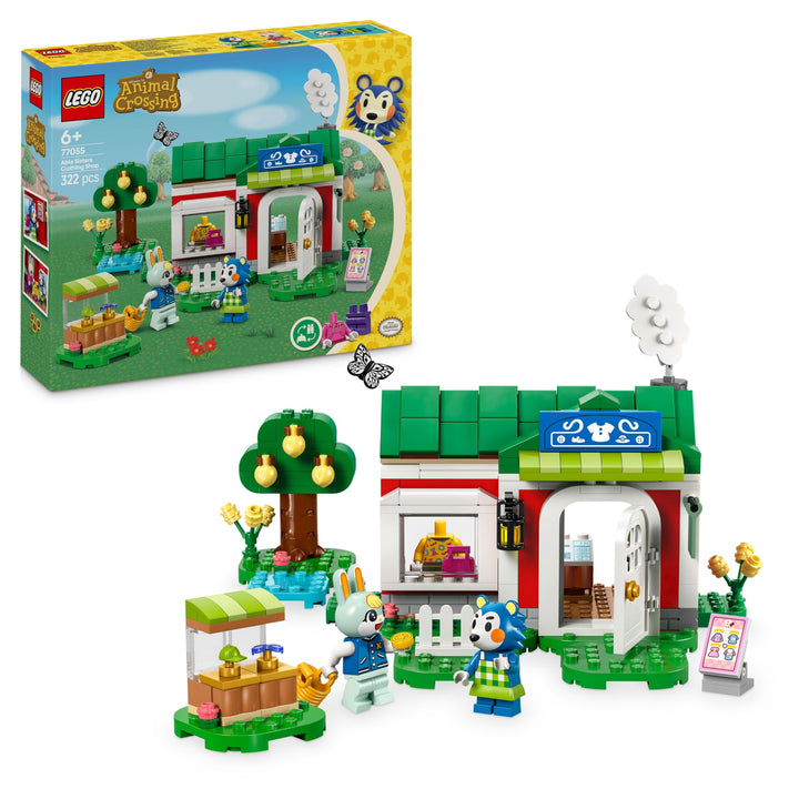 LEGO Animal Crossing Die Schneiderei der Schneiderschwestern, Bauset für kreative Rollenspiele, Gesc