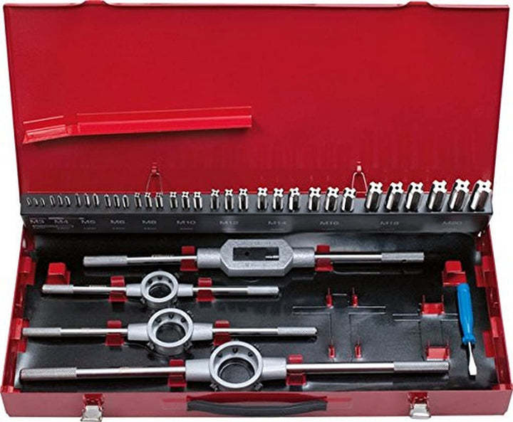 KS Tools 331.0754 HSS Co Gewindeschneidwerkzeug-Satz, 54-tlg.