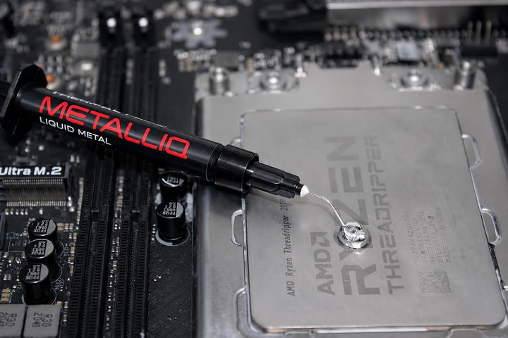 METALLIQ 2g Flüssigmetall Wärmeleitpaste für CPU &amp; GPU – Extreme Performance für Gaming PC PS5 Upgra