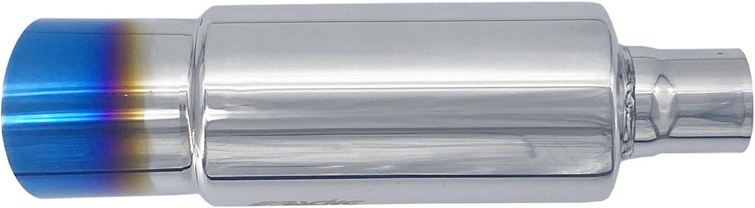 Simoni Racing ESR086/B Universal Sport Schalldämpfer Small Fire Shot Titanium TITANIUM LOOK, TITANIU