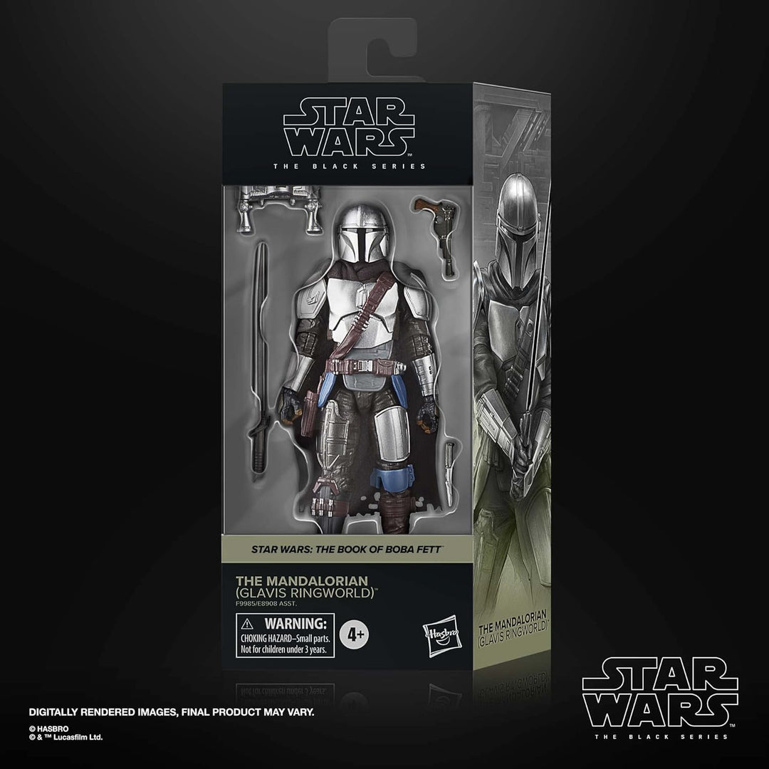 Star Wars: The Book of Boba Fett Black Series The Mandalorian (Glavis Ringworld) Figur, 15 cm
