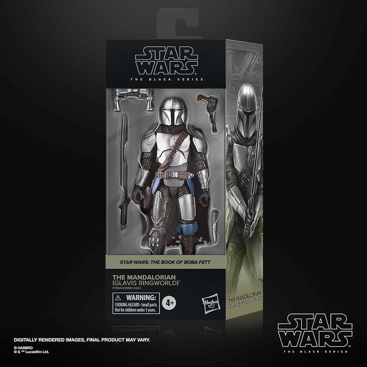 Star Wars: The Book of Boba Fett Black Series The Mandalorian (Glavis Ringworld) Figur, 15 cm
