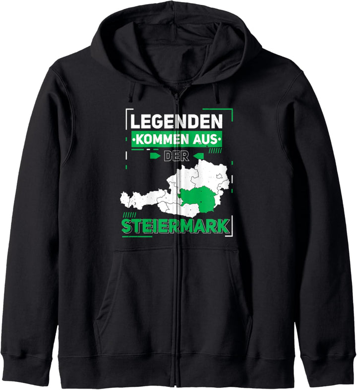 Legenden kommen aus der Steiermark Styria Österreich Kapuzenjacke