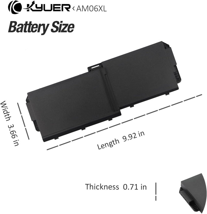95.9Wh AM06XL Laptop Akku für HP ZBook 17 G5/HP ZBook 17 G6 17.3-inch Mobile Workstation Series AMO6